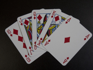 Комбинация Роял-флеш в покере